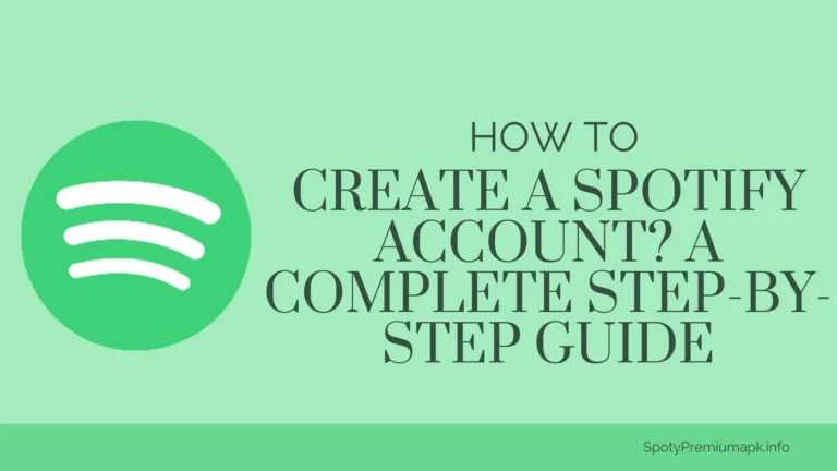 Create a Spotify Account