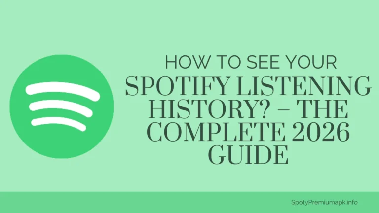 See Your Spotify Listening History